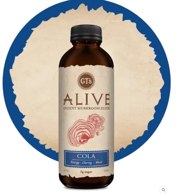 GTS Tea Adaptogenic Cola Ancient Mushroom Elixir 16floz